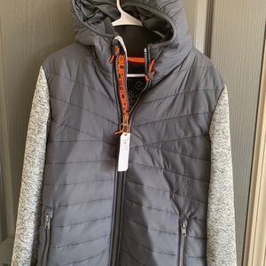 NWT- Superdry Hybrid Jacket - XXL